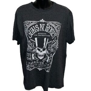 Bravado Guns N Roses appetite for destruction gray t-shirt size L